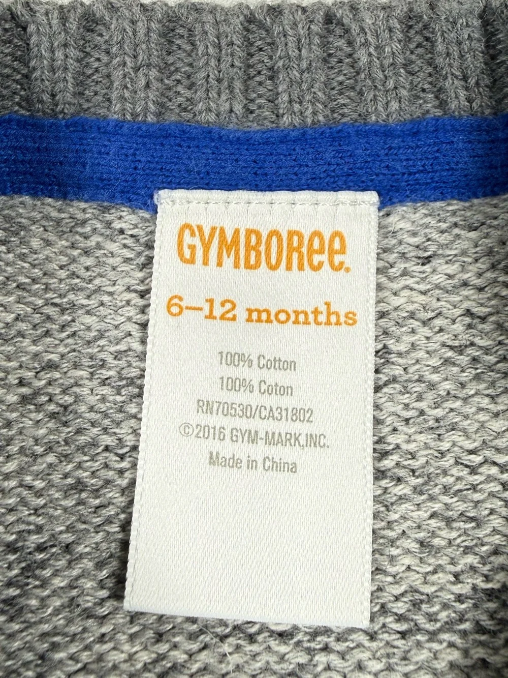 GYMBOREE Boys Space Shuttle Rocket Sweater 6-12 Months 2016 NASA Space Astronaut
